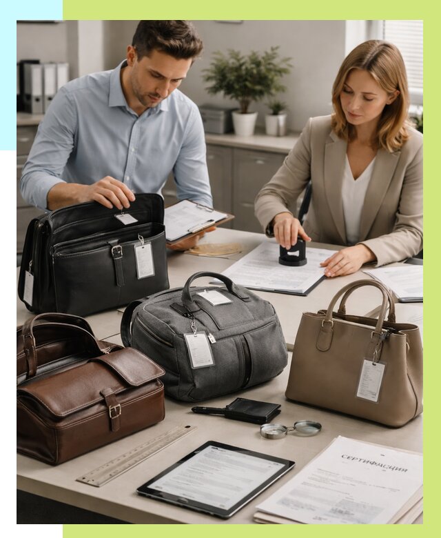 Сертификация сумок в Ижевске от 7790 руб. | Алешин-Жвс