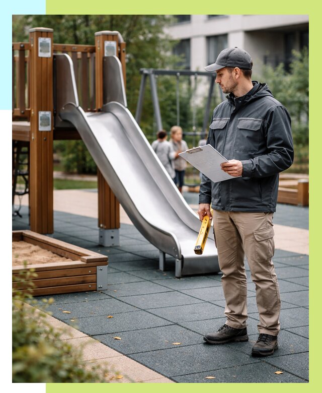 Сертификация детских площадок в Ижевске от 25968 р. | Алешин-Жвс