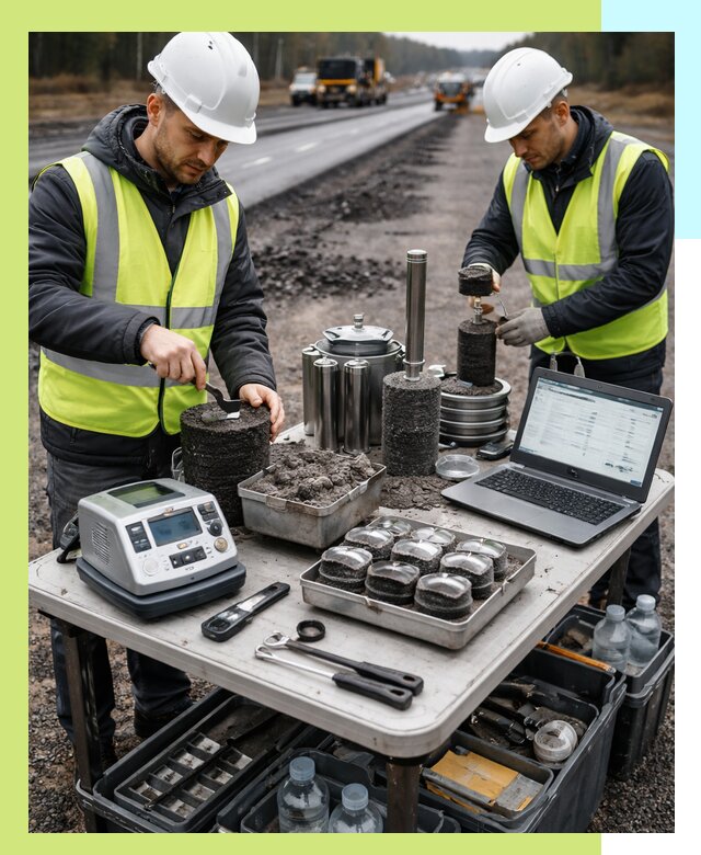 Сертификация асфальта: испытания и подтверждение в Ижевске