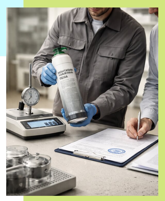 Сертификация монтажной пены в Ижевске от 15581 р. | Алешин-Жвс