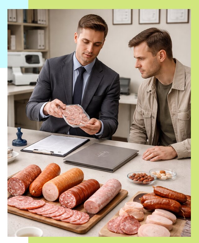 Сертификация колбасных изделий в Ижевске от 7790 р. | Алешин-Жвс