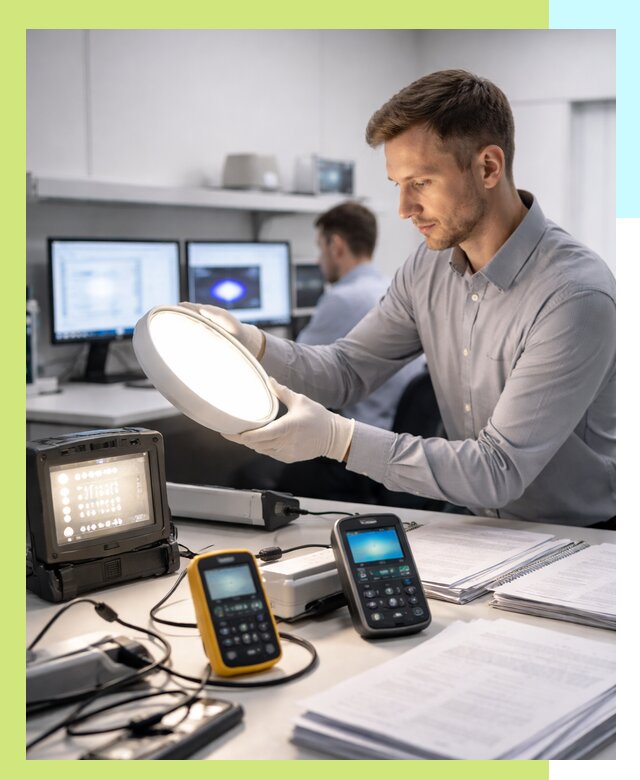 Сертификация светильников в Ижевске: испытания и оформление