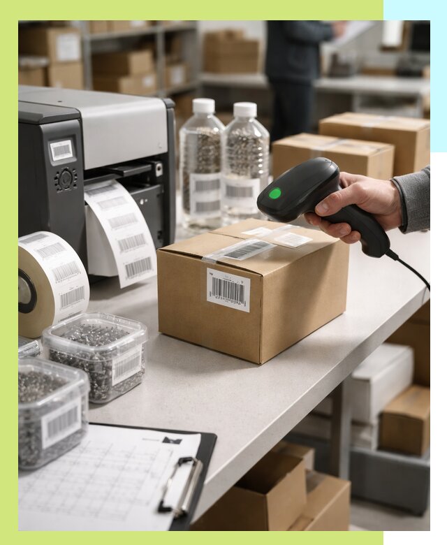 Штрихкодирование продукции и маркировка для продажи в Ижевске