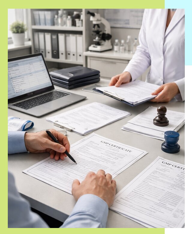 Оформление сертификата GMP в Ижевске для фармпроизводства