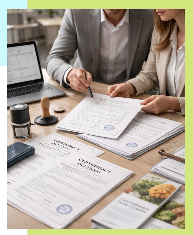 Сертификат ISO 22000 в Ижевске от 41548 р. под ключ | Алешин-Жвс